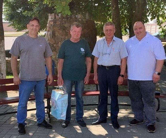 Проводы на заслуженный отдых слесаря аварийно-восстановительных работ участка водопроводных сетей Мечислава Степановича Унгура